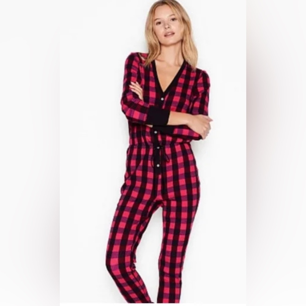 Victorias Secret Thermal Onesie Pajamas M